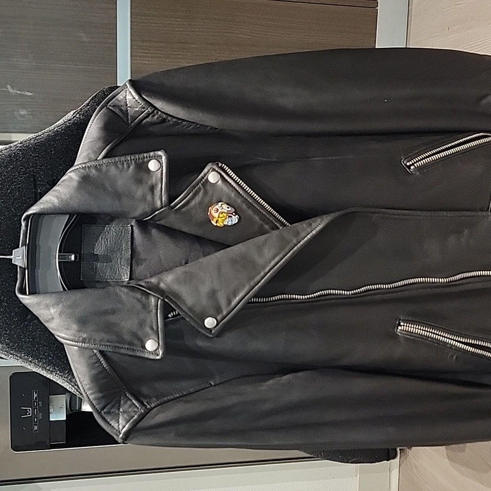 All Saints Medium Leather Jacket - Picture 1 of 4